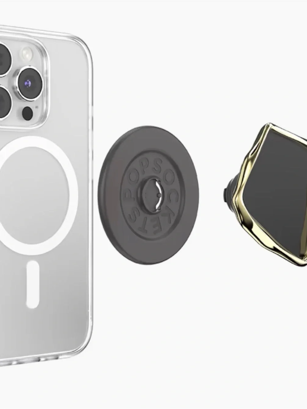 Enamel Obsidian Cut MagSafe PopGrip Phone Mount